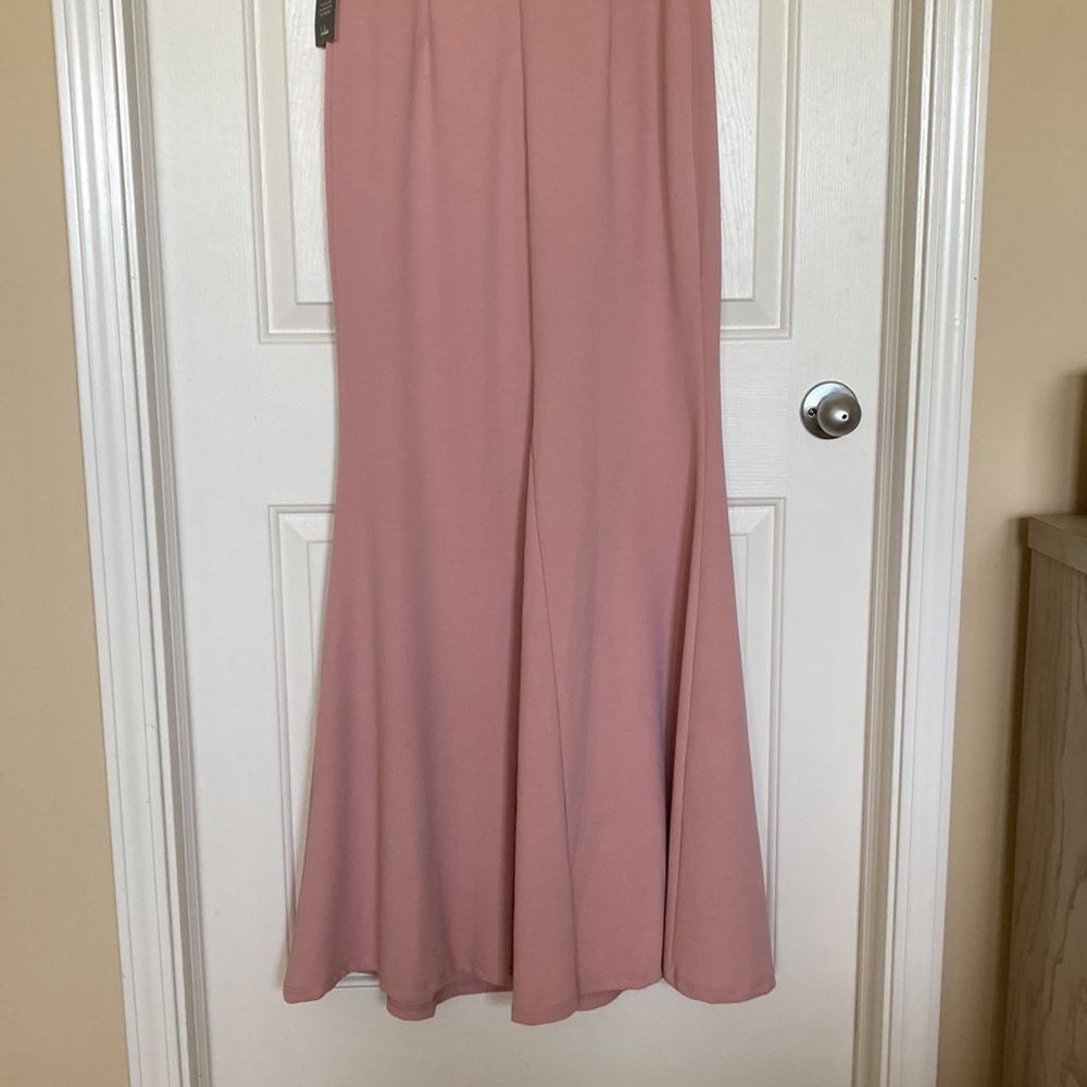 Lulu's Sweetest Thing Mauve Pink Maxi Dress XL - Picture 5 of 12
